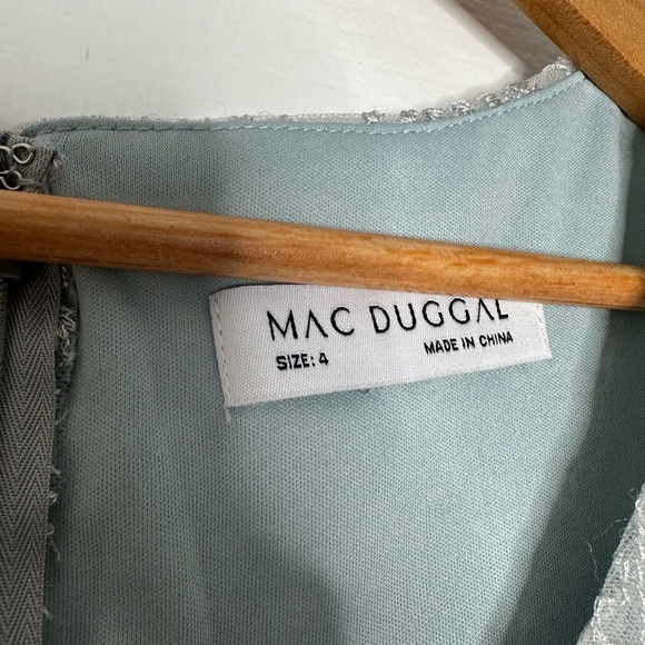MAC DUGGAL embroidered floral sleeveless A-line gown NWT - Picture 13 of 13